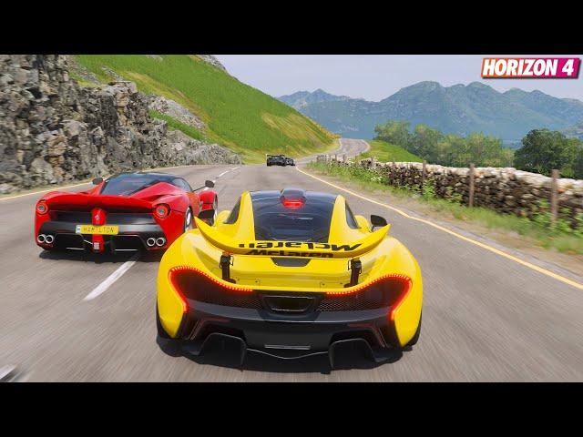 Forza Horizon 4 - McLaren P1 | Goliath Race Gameplay