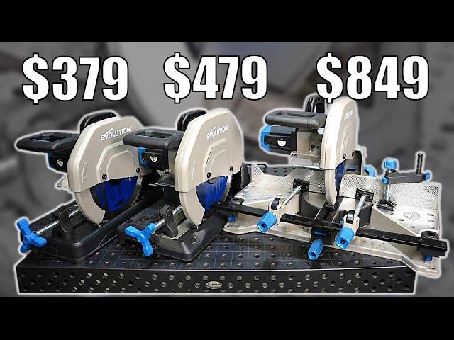 Expensive Chop Saws Better? Evolution Saws Compared in Extreme Detail