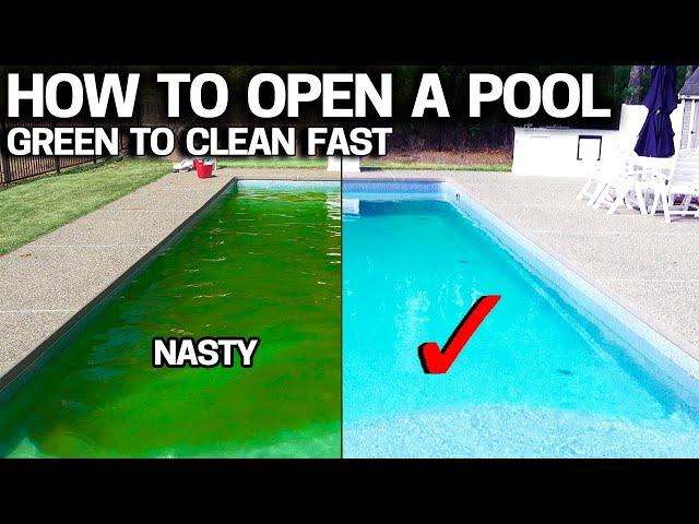 Open Your Own Pool & Keep it Clean All Season - EASY TIPS