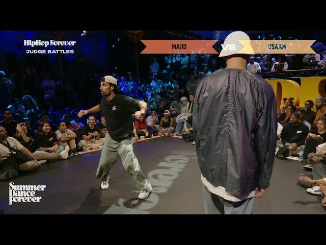 Majid vs Osaam JUDGE BATTLE Hiphop Forever | Summer Dance Forever 2024