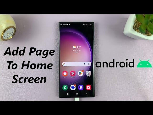 How To Add Page To Home Screen On Android Phone