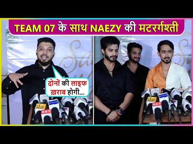 Adnaan Shaikh With TEAM 07, Naezy Says Shaadi Mat Karna | Sana Sultan Wedding Reception