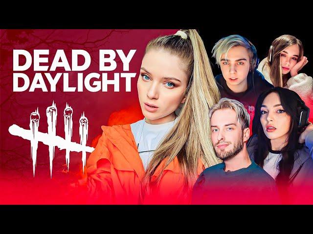 DEAD BY DAYLIGHT СО СТРИМЕРАМИ | Мокривский, By Owl, Yuuechka, Hyver и Дина Блин