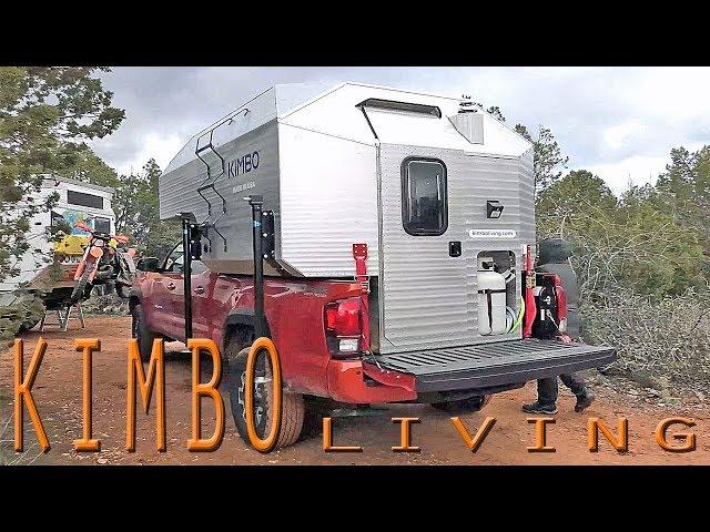 KIMBO LIVING - THE LIGHTEST & MOST SPACIOUS TRUCK CAMPER EVER Walk Through on Tacoma