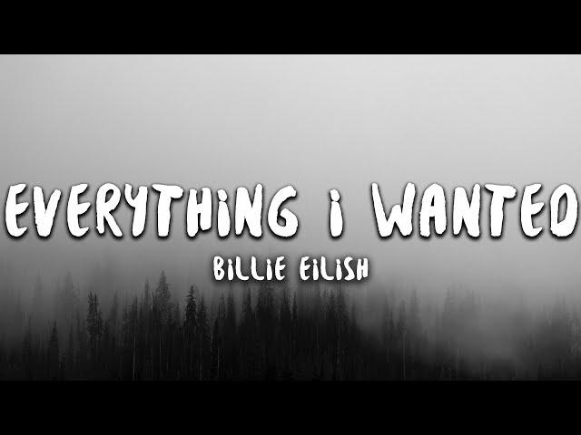 Billie Eilish - everything i wanted (Lyrics)