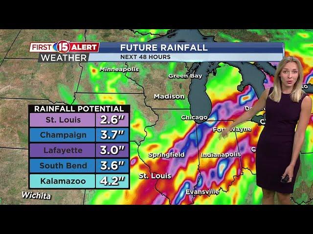 Beryl brings rain chances to Wisconsin
