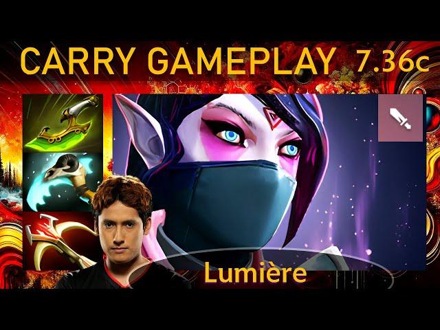  7.36c Lumière Templar Assassin |KDA - 32 KP - 66%| 900+ GPM! Carry Gameplay - Dota 2 Top MMR