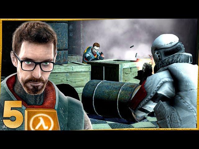 La Physique du Jeu permet de se barricader avec n'importe quoi ! (et ca marche !)| Half-Life 2 #5