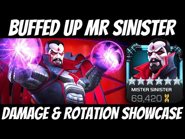 *NEW* MISTER SINISTER DAMAGE & ROTATION SHOWCASE - RANK 5 GAMEPLAY