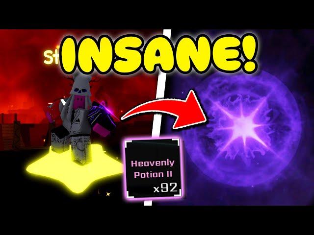 USING 92 HEAVENLY POTIONS For NEW HALLOWEEN AURAS In ROBLOX SOL'S RNG!