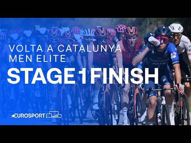 TRULY AMAZING  | Stage 1 Finish Volta a Catalunya 2024 | Eurosport Cycling