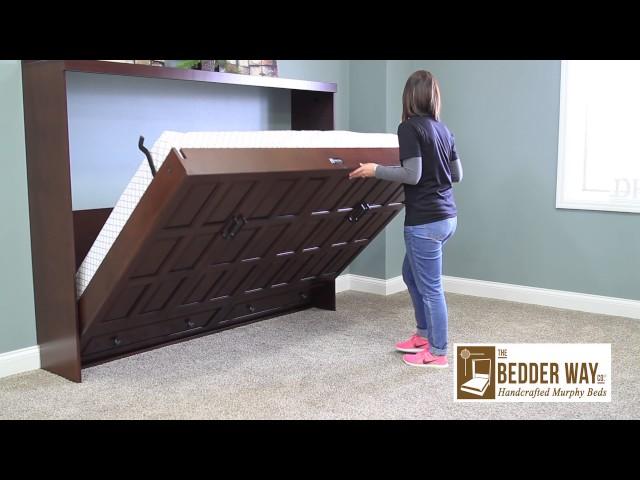 How to Open a Horizontal Murphy Bed from Bedder Way Murphy Beds