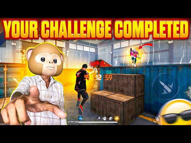 Your Challenge Completed  || Give Me Another  || @funwithsrbyt || #freefire #challenge