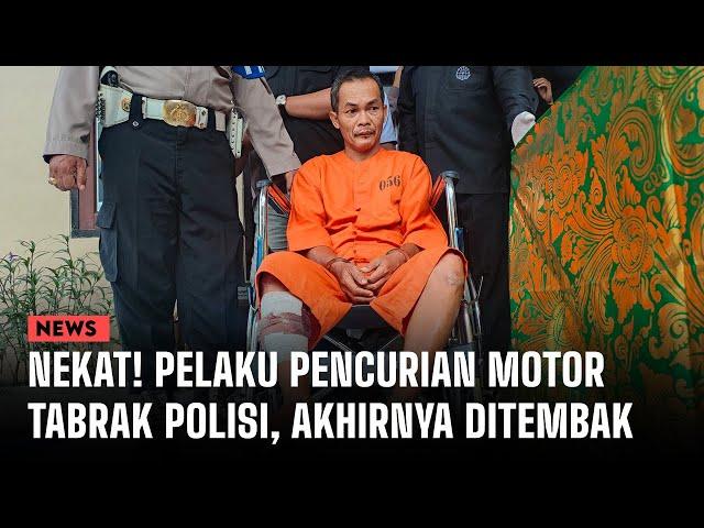 Nekat! Pelaku Pencurian Motor dan Hp di Bali Tabrak Polisi, Akhirnya Ditembak