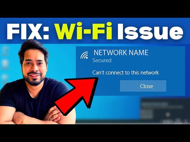 (2024 FIX) WiFi "Can't Connect to This Network" Windows 10