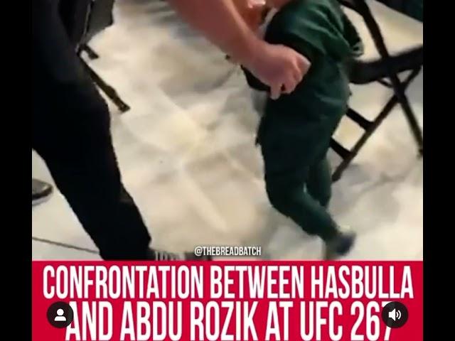 Хасбик ударил Абдурозика на UFC 267