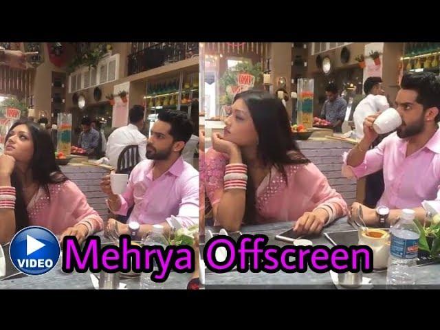 Finally ! Mehak and Shaurya aka Mehrya  are together in offscreen video |Much Awaited ️