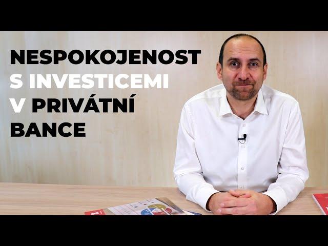 Pokud nejste spokojeni s investicemi ve své privátní bance, podívejte se na toto video