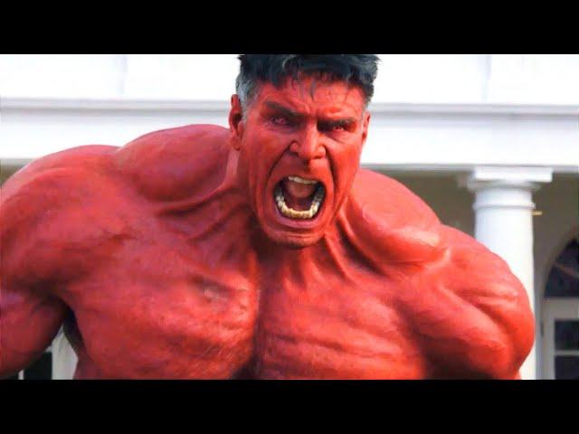 US President Becomes Red Hulk, Causing Chaos And Destroying The White House