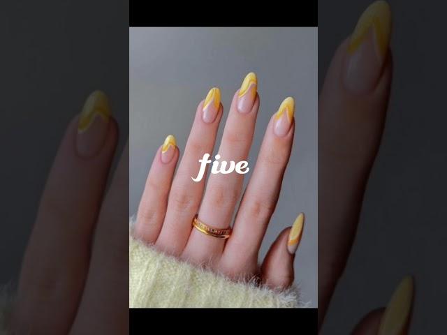 pick a nail design yellow edition