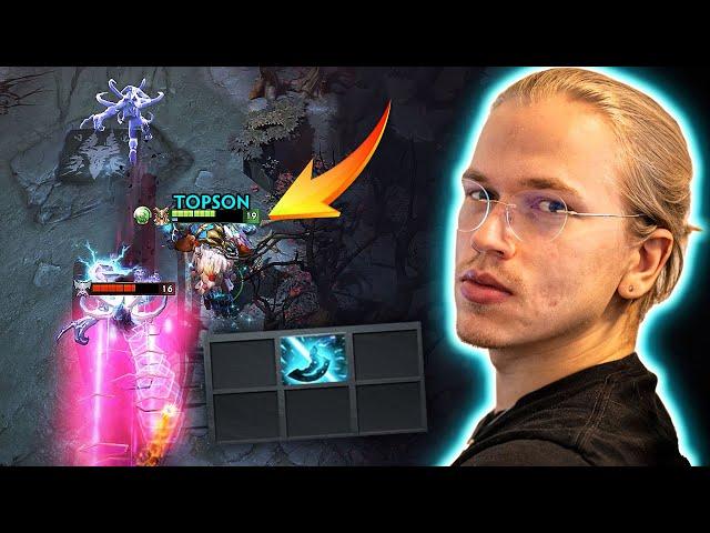 This is how NEXT-LEVEL Topson's Earthshaker Mid is!