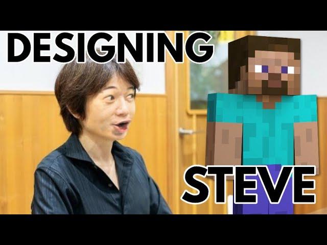 Sakurai when designing Steve
