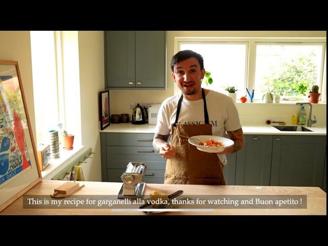 How to make Garganelli with Vodka sauce | fresh PASTA | with @mateo.zielonka & @aeg.uk