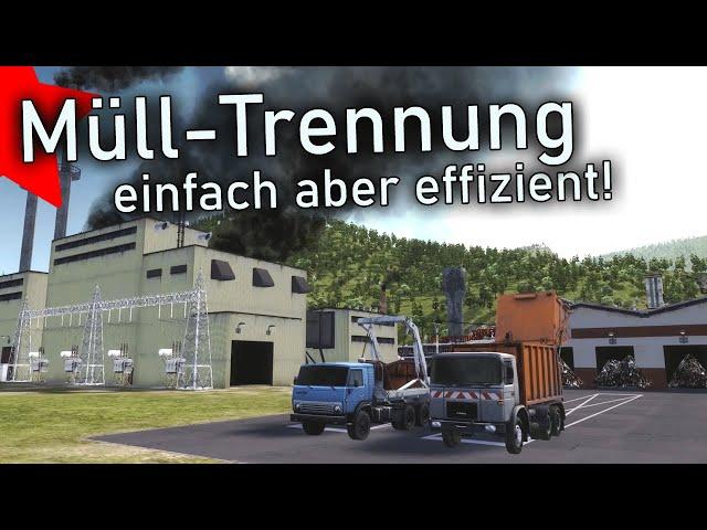 Müllsystem in 7 Minuten: Einfach aber effizient (Workers & Resources)