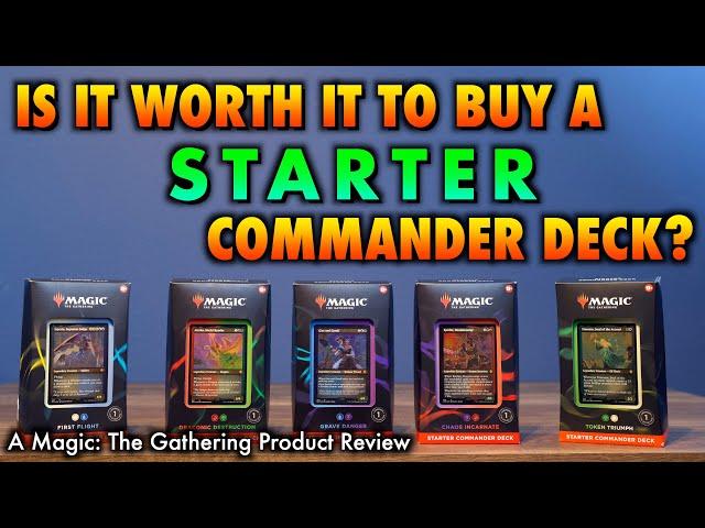 Is It Worth It To Buy A Starter Commander Deck? | A New Magic: The Gathering EDH Product Line