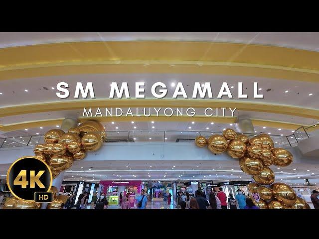 SM MEGAMALL MANDALUYONG CITY PHILIPPINES | Walking Tour 4K