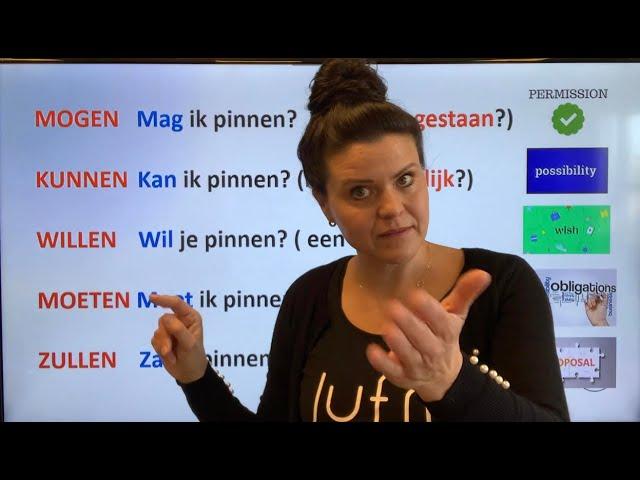 NT2 A2 Mag ik? Kan ik? Kunnen Mogen Moeten Willen Zullenmodale werkwoorden #learndutch #modalverbs