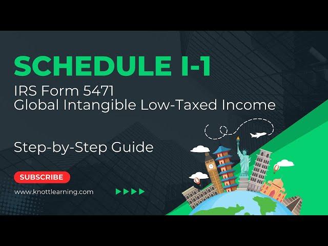 Schedule I-1: Global Intangible Low-Taxed Income - Form 5471