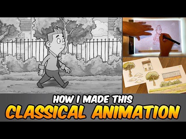 HAND DRAWN Animation using 'ROUGH ANIMATOR' app and 'KRITA'