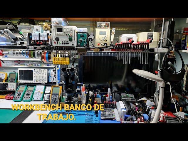 BANCO DE TRABAJO  Y  TALLER DE ELECTRONICA. WORKBENCH.