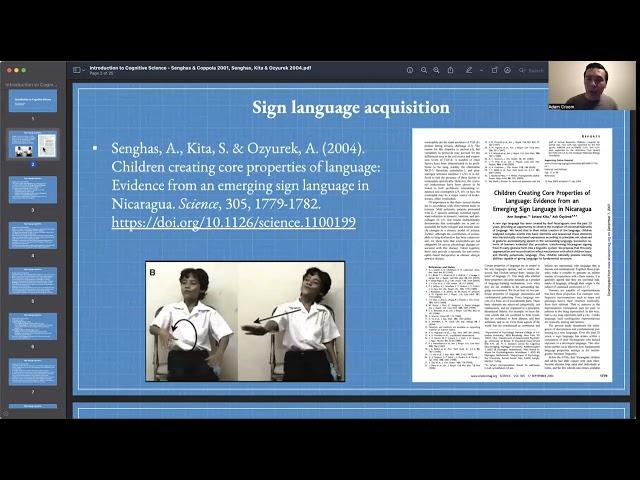 Lecture 4: Sign Language Acquisition | COGSCI 1 | UC Berkeley