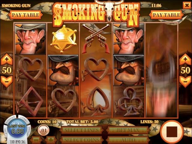 Smoking Gun - New 50 - line 5 - Reel Slot