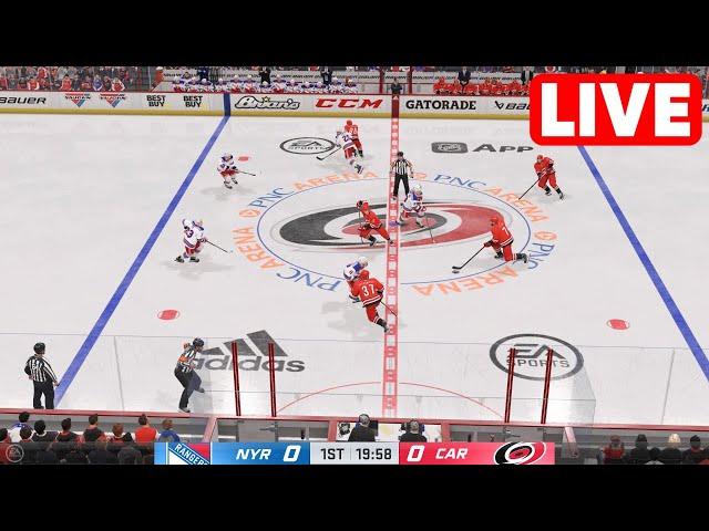 NHL LIVE New York Rangers vs Carolina Hurricanes - 18th May 2022 | NHL Full Match - Game 1