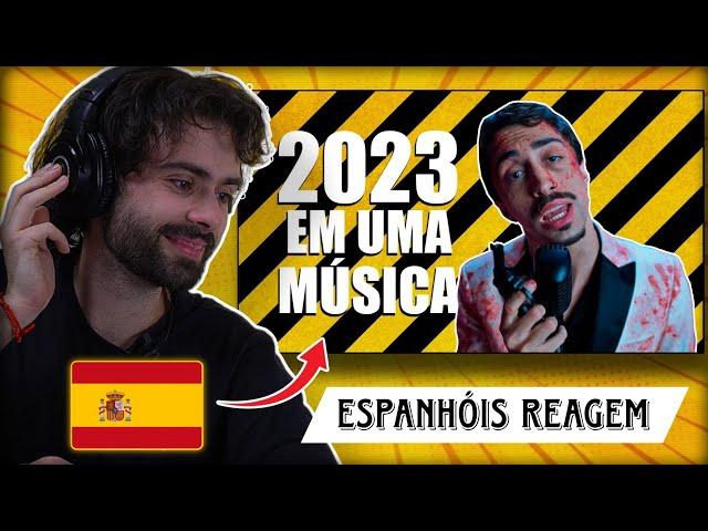 ESPANHÓIS REAGEM A 2023 EM UMA MÚSICA
