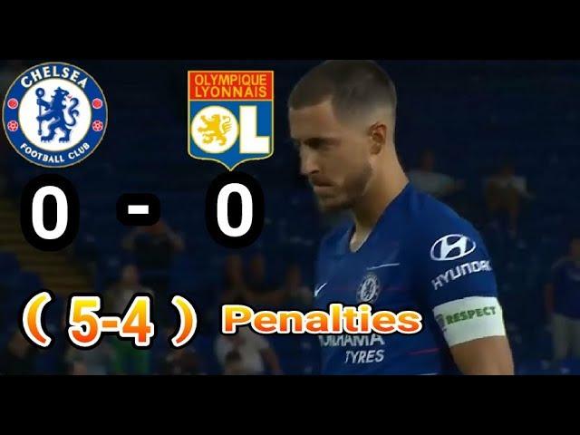 Chelsea VS Lyon ( 0-0 )    Penalties 5-4.  2018