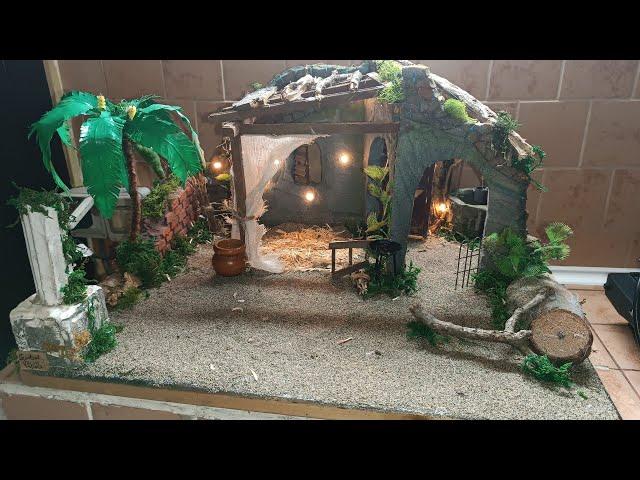 presepe fattoria rudere tutorial