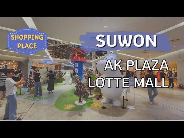 [4K_SUWON/KOREA] From AK PLAZA to LOTTE MALL(Departmentstore) at once!_Shopping, Cafe, Restaurant