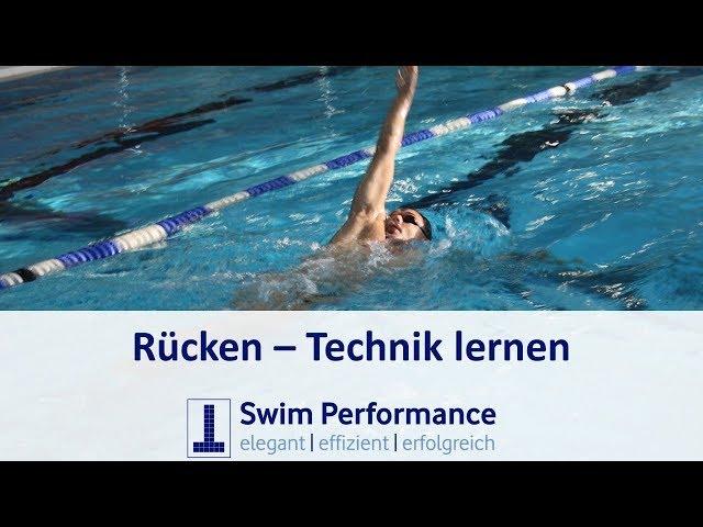 Rücken: Technik - richtig schwimmen lernen