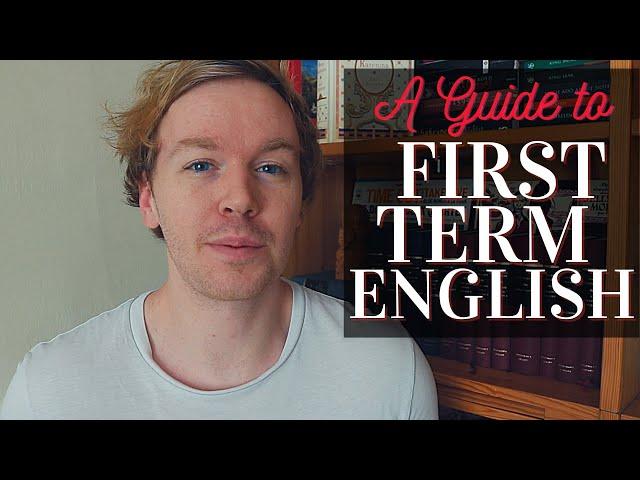 How to Study English in Your First Term of University