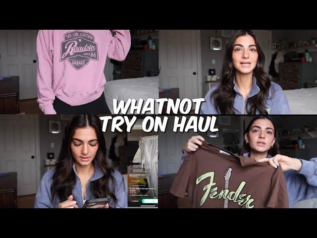 Whatnot try on haul + app review!!