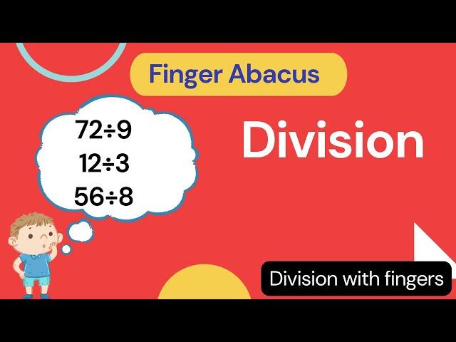 Finger Abacus/ Learn division with finger / Maths with Fingers /Rajni Ki Pathsala