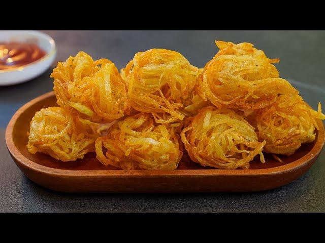 Crispy Potato Snacks Recipe ! Super Crispy ! If You Have 2 Potatoes, You Must Try This Dish!