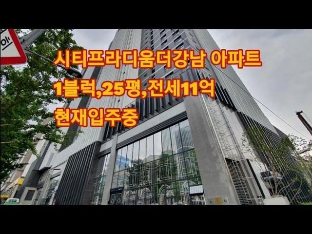 ((거래완료))시티프라디움더강남 아파트 25평●신축첫입주●