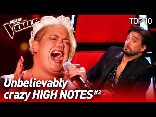 SHOCKING High Notes on The Voice #3 | Top 10