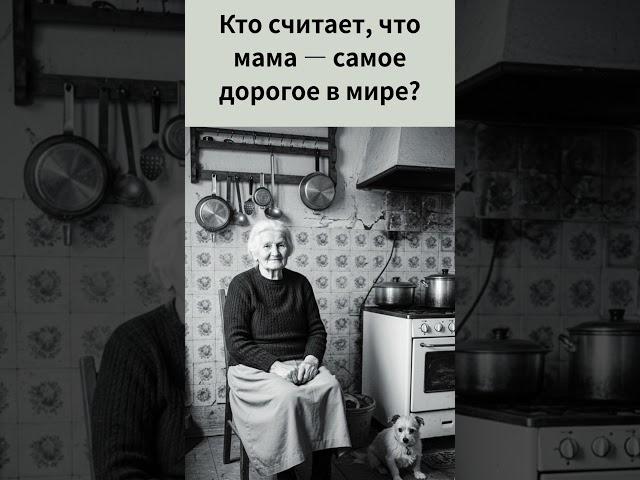 Кто считает, что мама — самое дорогое в мире?
