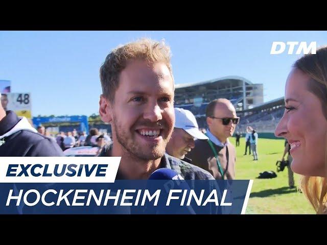 Sebastian Vettel visits the DTM Final - DTM Hockenheim Final 2017